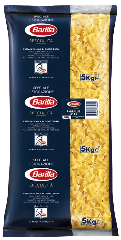Barilla Farfalle N. 65 confezione da 5kg 
