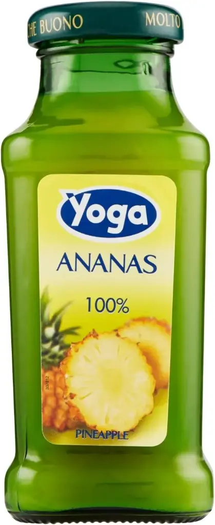 Yoga Succo di Frutta  gusto Ananas - Vetro ml.200 - Conf. 24