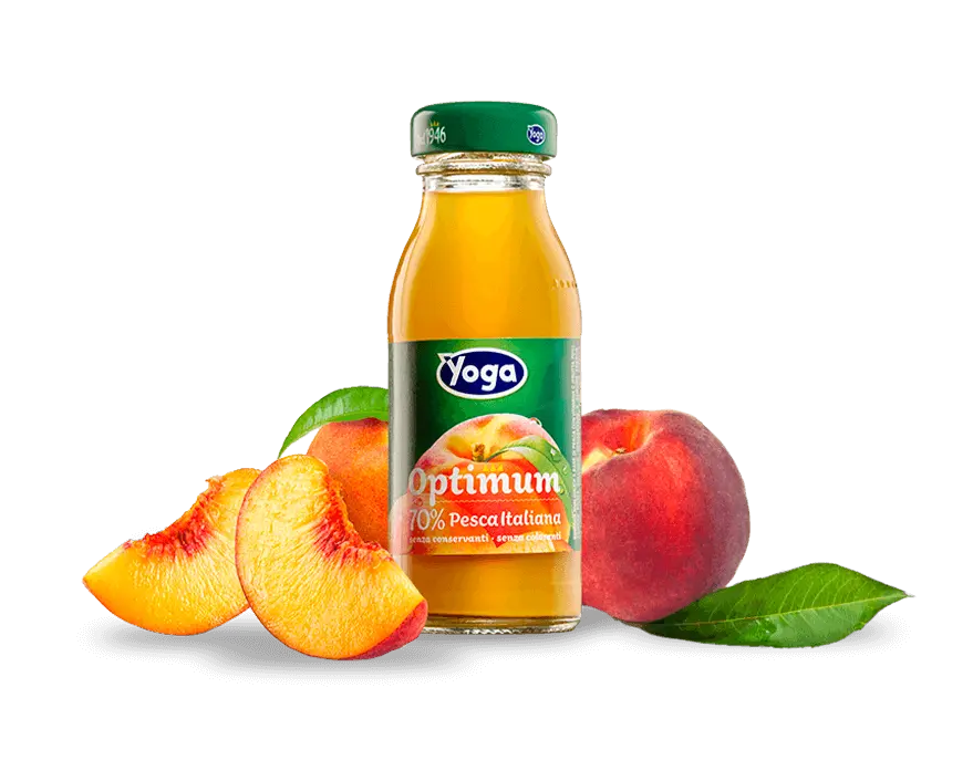 Yoga Succo di Frutta  gusto Pesca - Vetro ml.200 - Conf. 24 