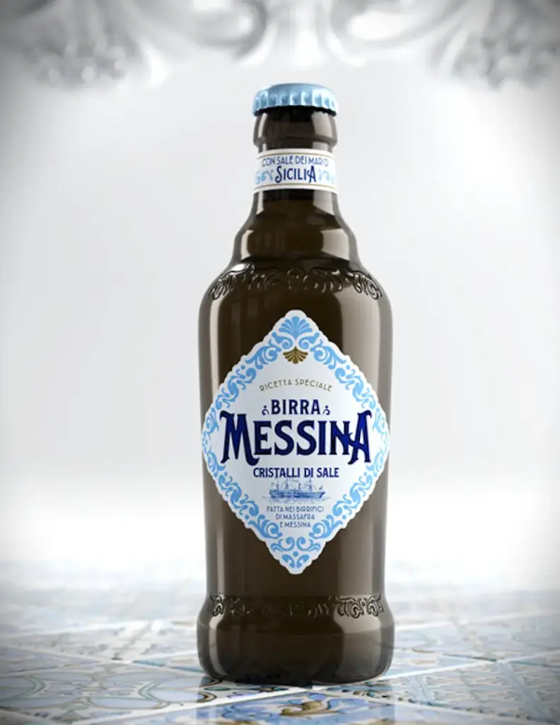 Birra Messina Cristalli di Sale Vetro 330ml - Cartone 24 pz