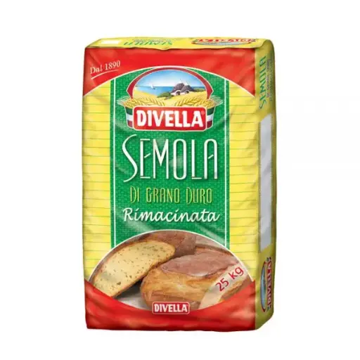 [14819] Divella Semola di Grano Duro Rimacinata - Sacco 25 KG