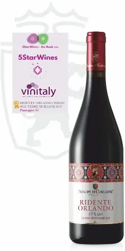 [CTX061OR202263] Principe di Corleone Ridente OrlandoSyrah IGP Terre Siciliane - 75cl - Vol. 13,5%