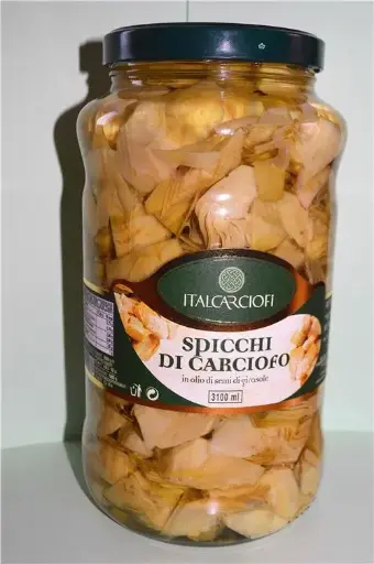 [10108] Italcarciofi Spicchi carciofi Contadina in olio - Vaso 3,1kg