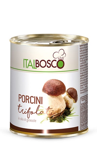 O Sole e Napule Funghi Trifolati-Latta 800 g