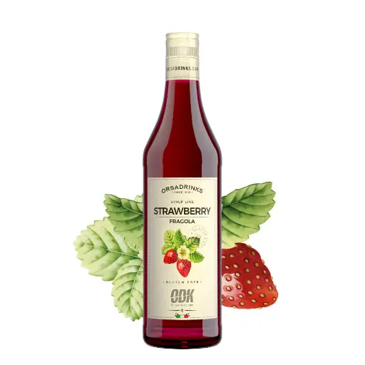 [LSY001GSA] OrsaDrinks Syrup Strawberry / Fragola - Vetro 750ml 