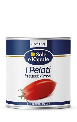 O Sole e Napule Pelati - Latta 2,5 Kg