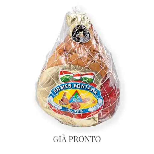 [1116002] Ermes Fontana Prosciutto Crudo Parma DOP Regina s/o Taglio Fiore 16 mesi al Kg (circa Kg 7,5) 