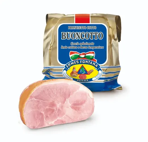 [807928010] Ermes Fontana Prosciutto Cotto Buoncotto Botticello al Kg (circa kg9)