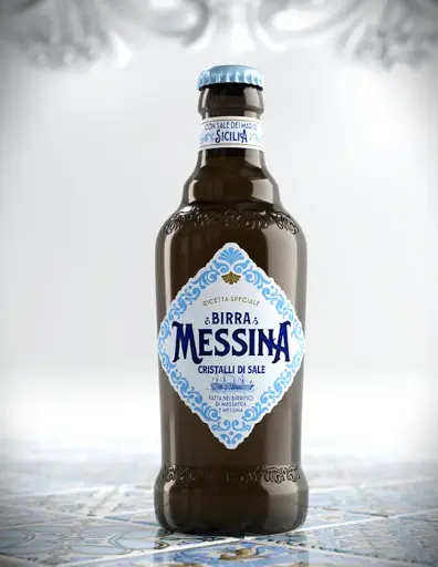 [69787] Birra Messina Cristalli di Sale Vetro 330ml - Cartone 24 pz