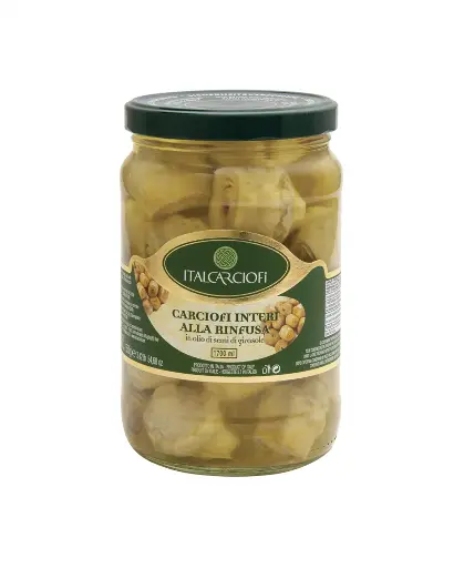 [1009] Italcarciofi Carciofi interi rinfusa in olio -  Vaso 1 Kg 