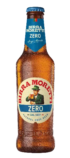 [50284] Birra Moretti Zero - bottiglia 33cl - conf. 24 pz 