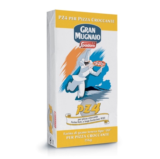 Farina Spadoni Pizza Croccante PZ4 - Sacco 25Kg