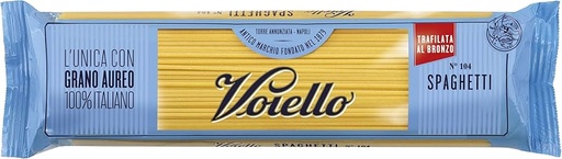 Voiello Pasta Spaghetti N. 104 Pasta Lunga di Semola Grano Aureo 100% - Conf.500 GR