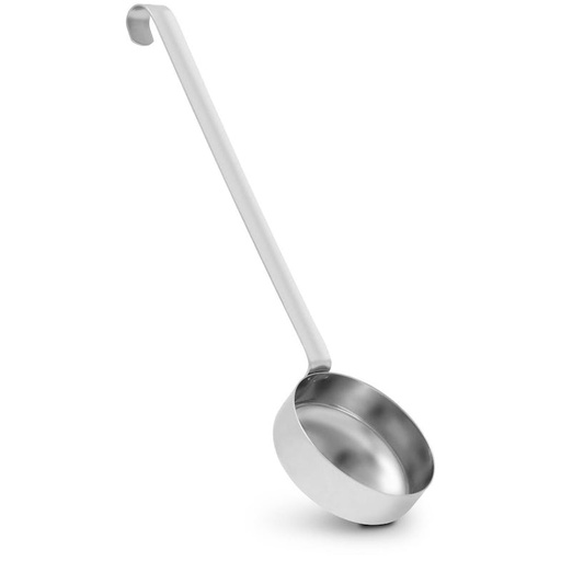 [996] Cerutti Mestolo pizza in acciaio inox 18/10. Ø9 cm. 20cl 