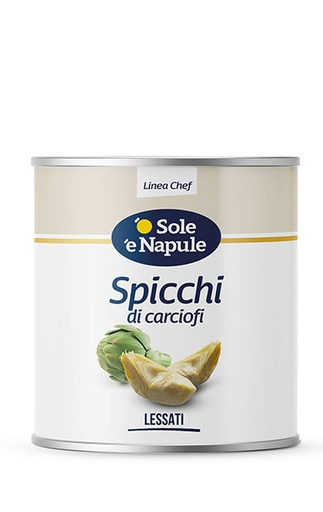 O Sole e Napule Carciofi a spicchi al naturale
Latta 2,5 Kg