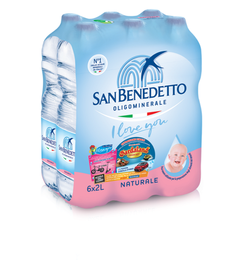 [2545] San Benedetto Acqua Naturale lt.2 - Conf. 6 Pz