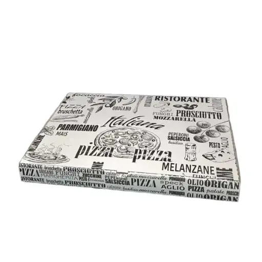 [40872] Box Pizza Scatole 33 x 33 altezza 3 cm - Conf. 100 pezzi